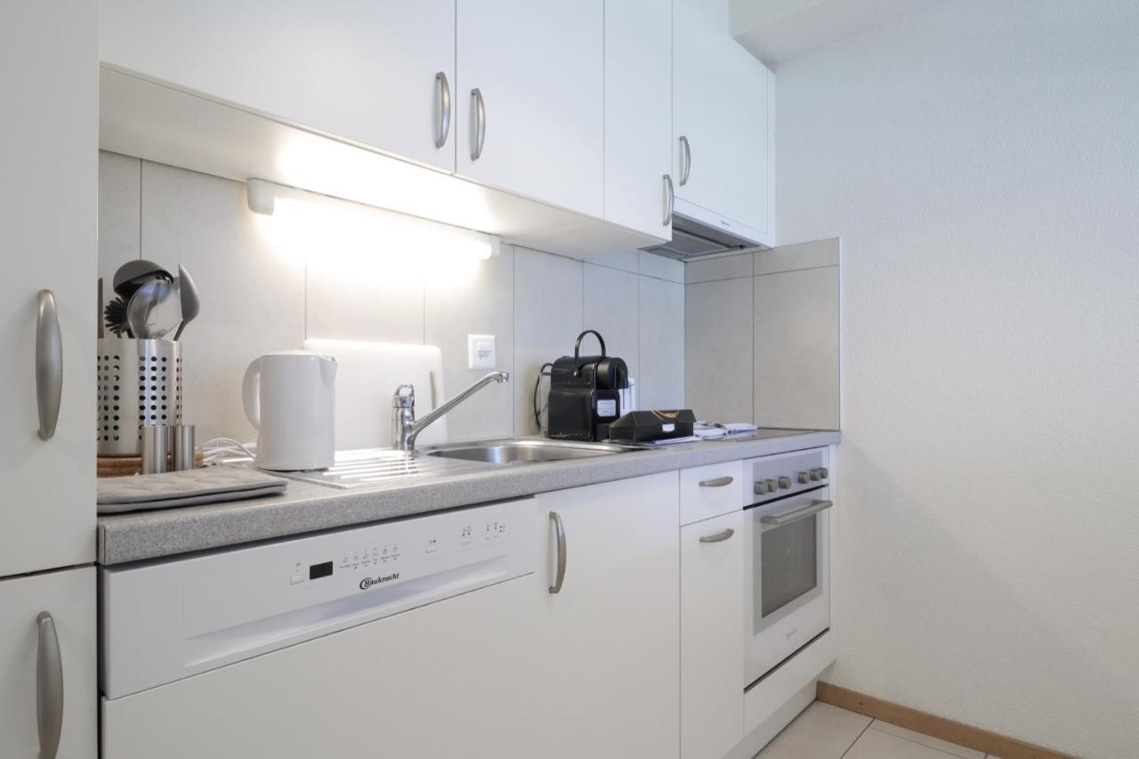 Modern Apartment Close To Martigny Train Station Eksteriør bilde